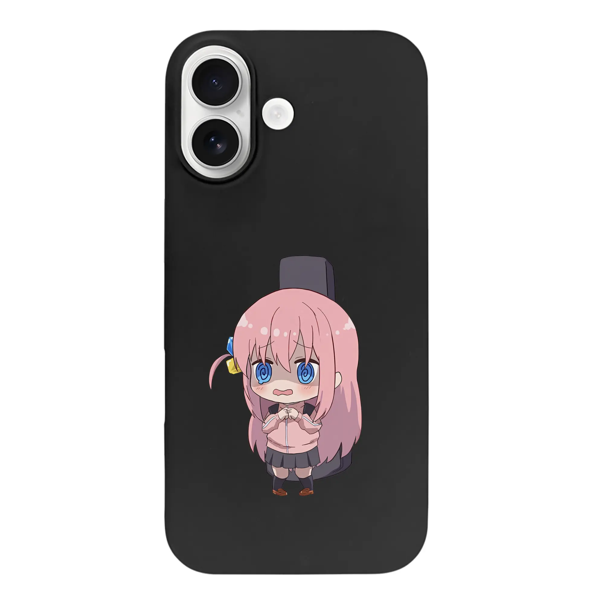 ぼっちざろっく！ グッズ,後藤ひとり - iPhone 17 シリーズ シリコンケース 薄型 耐衝撃 指紋防止 ソフトタッチカバー 精密フィット 傷防止 保護ケース iPhone 17/17 Air/17 Pro/17 Pro Max 対応